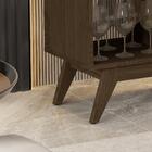 Aparador Buffet Com Adega E Prateleira 2 Portas Iaris - Cedro