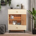 Aparador Buffet Com Led Luz Quente 110v Orion 3pts Araguaia/x