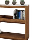 Aparador Buffet Com Vidro E 01 Gaveta 100% Mdf 116cm Topázio