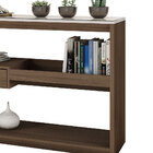 Aparador Buffet Com Vidro E 01 Gaveta 100% Mdf 116cm Topázio
