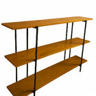 Aparador Buffet De Madeira Com Pé De Ferro Estilo Industrial