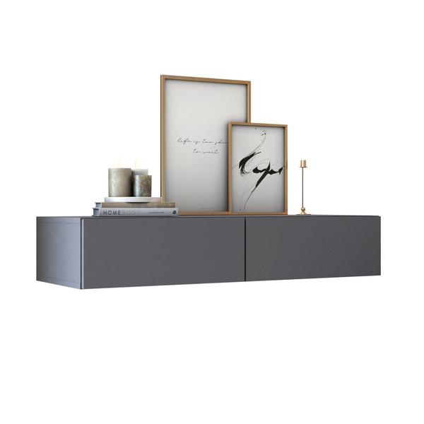 Aparador Buffet De Parede Com 2 Gavetas Espaçosas Design Clea