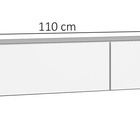Aparador Buffet De Parede Com 2 Gavetas Espaçosas Design Clea