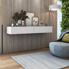 Aparador Buffet De Parede Com 2 Gavetas Espaçosas Design Clea