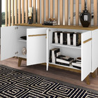Aparador Buffet Decorativo Magno B02 Cinamomo Branco - Lyam D