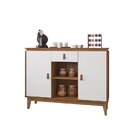 Aparador Buffet Diamante Plus Cedro/branco