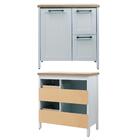 Aparador Buffet Ditália 1 Porta 2 Gavetas Bn-01