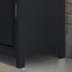 Aparador Buffet Ditália 2 Gavetas 2 Portas Ba-145 Preto