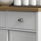 Aparador Buffet Ditália 2 Gavetas 2 Portas Branco Ba-145