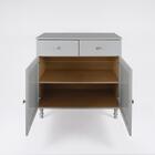 Aparador Buffet Ditália 2 Gavetas 2 Portas R-629 Branco