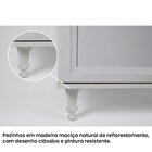 Aparador Buffet Ditália 2 Gavetas 2 Portas Riviera Cinza