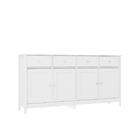 Aparador Buffet Ditália 4 Portas 4 Gavetas R-626 Branco