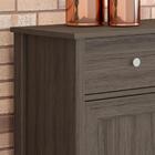 Aparador Buffet Ditália 4 Portas 4 Gavetas R-626 Slate Grey