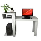 Aparador Buffet Escrivaninha Sena 3 Em 1 - 135x92cm  Branco