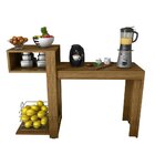 Aparador Buffet Escrivaninha Sena 3 Em 1 - 135x92cm  Canela