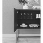 Aparador Buffet Estilo Industrial Moderno 2 Portas