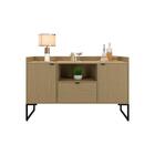 Aparador Buffet Estilo Industrial Moderno 3 Portas