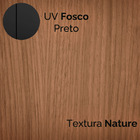 Aparador Buffet Florença Nature / Preto Fosco - Casaepoltrona