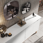 Aparador Buffet Flow 4 Portas Pés Pinus Madeira Maciça Balcão