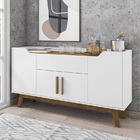 Aparador Buffet Future Branco/cinamomo - Bechara Móveis