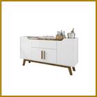 Aparador Buffet Future Branco/cinamomo - Bechara Móveis