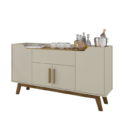 Aparador Buffet Future Off-white/cinamomo – Bechara Móveis