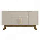 Aparador Buffet Future Off-white/cinamomo – Bechara Móveis