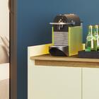 Aparador Buffet Gold 3 Portas - Pérola/mel - Móveis Primus