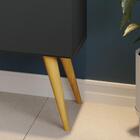 Aparador Buffet Gold 3 Portas - Preto/mel - Móveis Primus