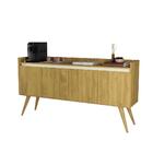 Aparador Buffet Gold 4 Portas - Mel/pérola - Móveis Primus