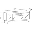 Aparador Buffet Grace 4 Portas 1 60m Linha Versátile Casa D M