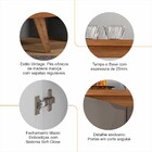 Aparador Buffet Grace Com 4 Portas E Pés De Madeira Maciça