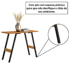 Aparador Buffet Hall Entrada Cantinho Café Aço Carbono Mdf Ca