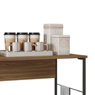 Aparador Buffet Industrial Multiuso Steel 906 Preto/mel Caemm