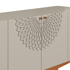 Aparador Buffet Jade 4 Portas Frade Movelaria - Matte / Off W