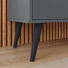 Aparador Buffet Kiev Cantinho Café 4 Portas Puxador Concha Pr