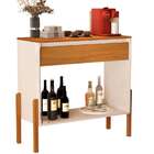 Aparador Buffet Libano Com Gaveta Em Mdf 2 Prateleiras Cores