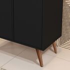 Aparador Buffet Living Retrô - Preto - Rpm Móveis
