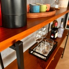 Aparador Buffet Madeira Cantinho Do Café Estilo Industrial Fe