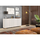Aparador Buffet Multimóveis Veneza 4 Portas Fg3557 Branco/nat
