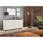 Aparador Buffet Multimóveis Veneza 4 Portas Fg3557 Branco/pre
