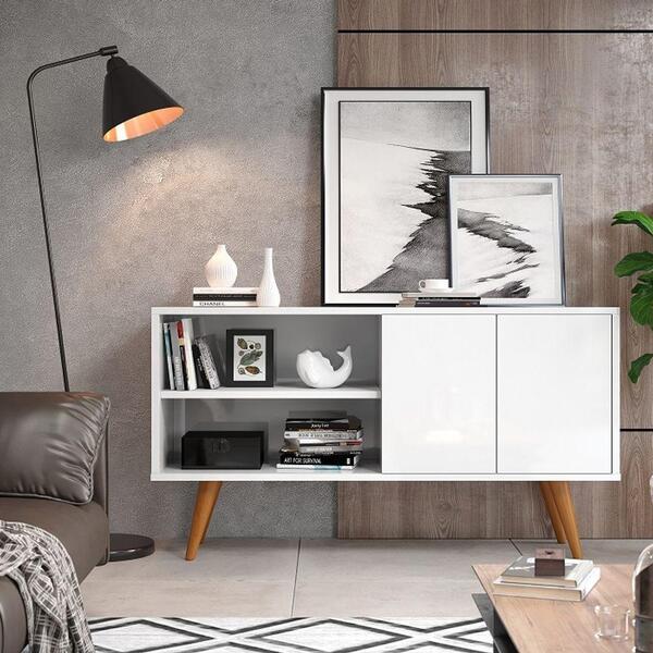 Aparador Buffet Multiuso 2 Portas Sala Estar Jantar