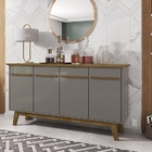 Aparador Buffet Opala Cinamomo/titanium – Bechara Móveis