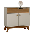 Aparador Buffet Para Sala De Estar 02 Portas E 01 Gaveta Laur