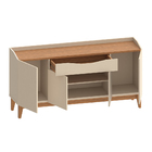 Aparador Buffet Para Sala De Estar 04 Portas 01 Gaveta Ravena