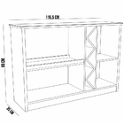 Aparador Buffet Para Sala De Estar Com Nicho Adega Atlanta N0