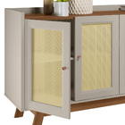 Aparador Buffet Para Sala De Jantar 160 Cm 04 Portas Malena L