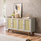 Aparador Buffet Para Sala De Jantar 160 Cm 04 Portas Malena L