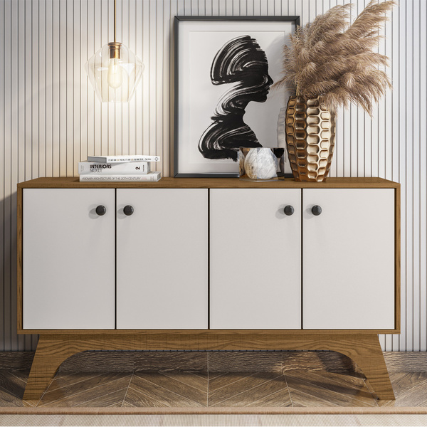 Aparador Buffet Para Sala De Jantar 1 35m Ype Off White Lívia