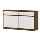 Aparador Buffet Para Sala De Jantar 1 50m Com 4 Portas E 2 Ga